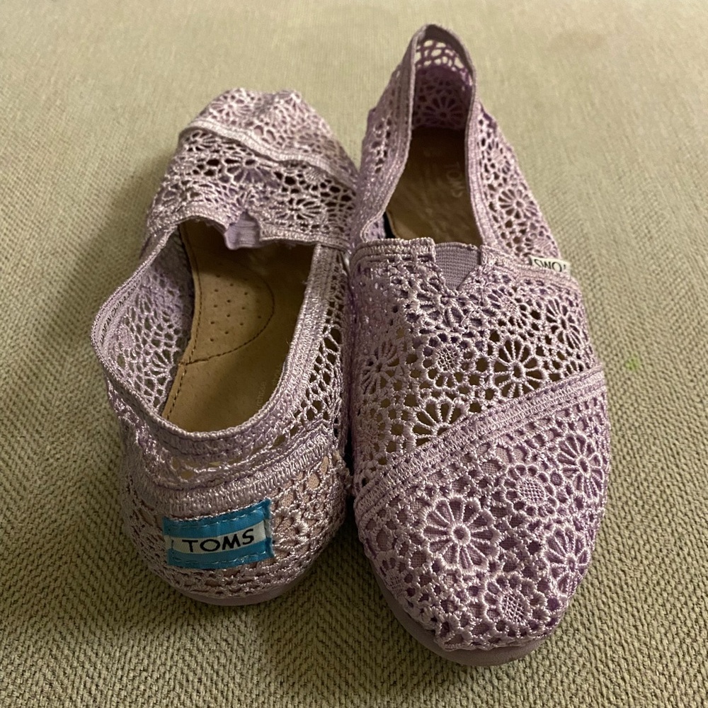 TOMS | Lilac Snow Crochet Classics